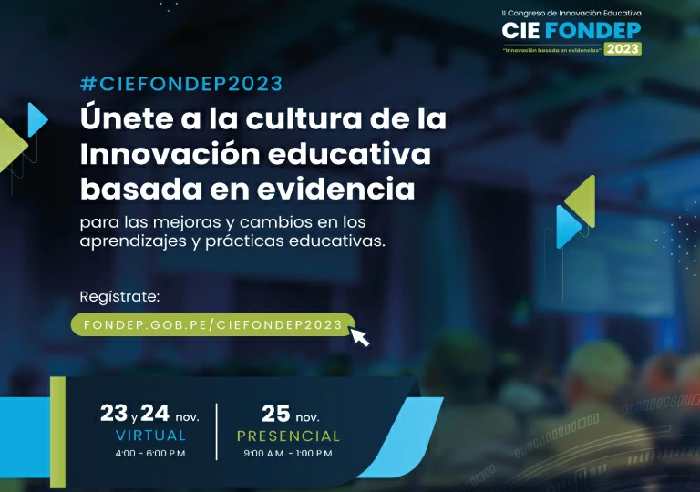 FONDEP invita a participar en el II Congreso de Innovación Educativa – CIE 2023